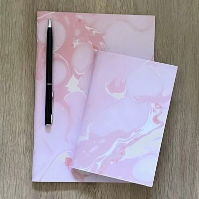 Marble Journal / Notebook Pink 3