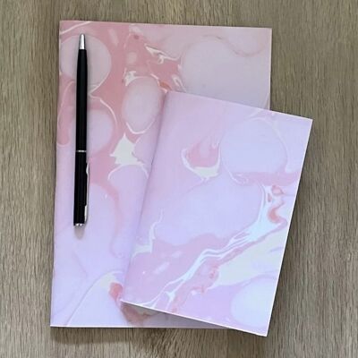 Marble Journal / Notebook Pink 3