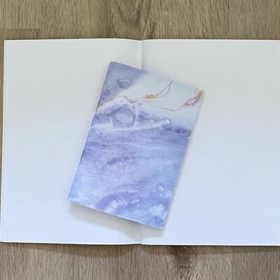 Marble Journal / Notebook Purple 2