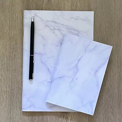 Marble Journal / Notebook Purple 3