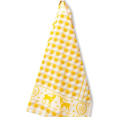 Kitchen towel "HUBERTUS", yellow