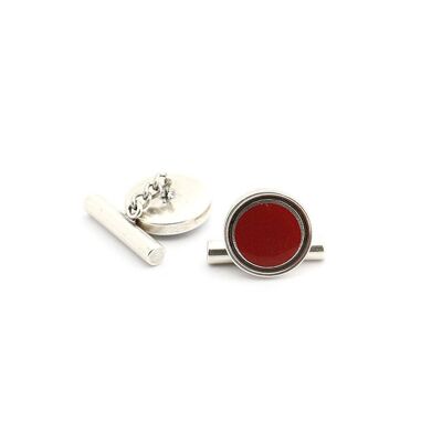 Cufflink | O-l Silver Plated #016