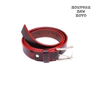 Devilish Belt - dark chocolate & red