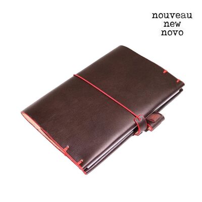 Devilish Notebook- dark chocolate & red