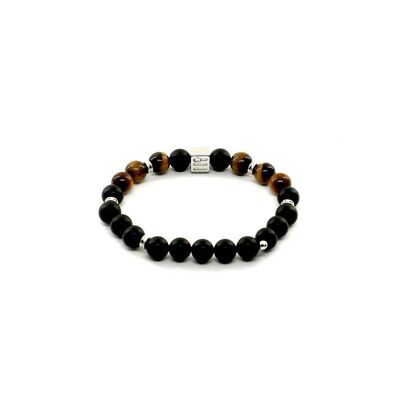 Men's Bracelet | Cube - Black&tiger´s eye