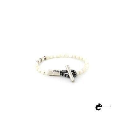 Men's Bracelet | Cylinder - Pearl