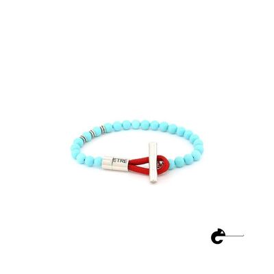 Men's Bracelet | Cylinder- turquoise