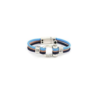 Men's Bracelet | Grand - Triple double bleu