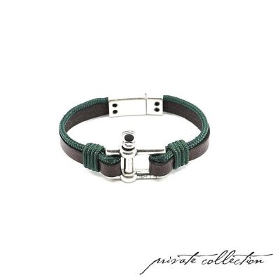 Men's Bracelet | Le Rectangle - Cuir&Vert