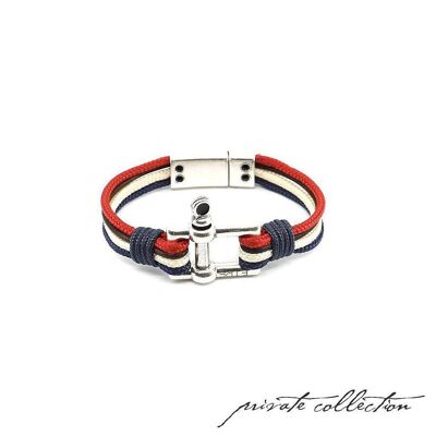 Men's Bracelet | Le Rectangle - Rouge&Bleu