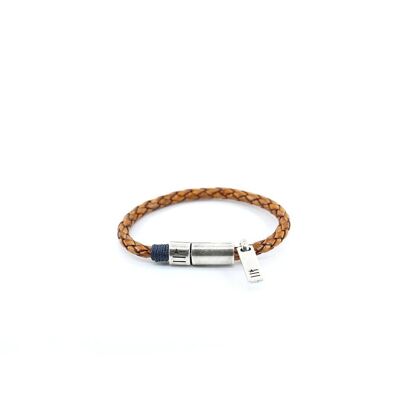 Men's Bracelet | Linea - vintage leather honey