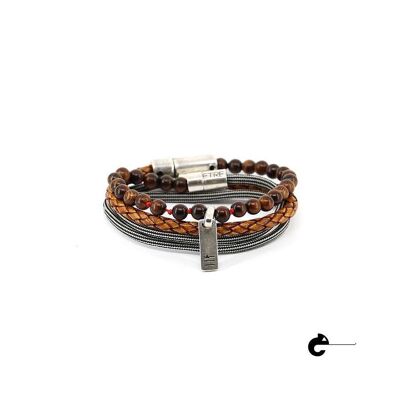 Men's Bracelet | Linea fusion -  wood&honey le