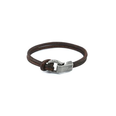 Men's Bracelet | Ribeira - Leather Dark Brown