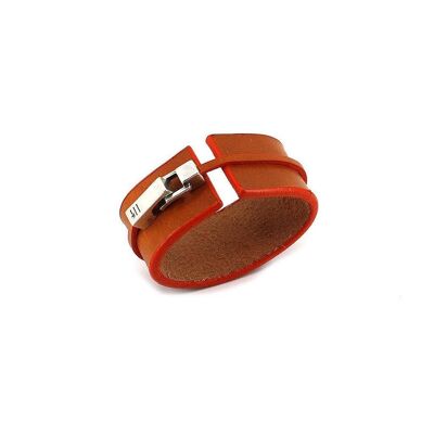 Woman Bracelet | elle | 01 | - Argent, Camel & Orange