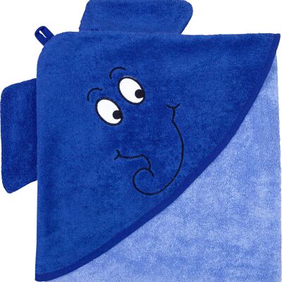 Hooded towel elephant, 100 x100