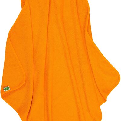 Serviette à capuche renard orange, 100 x 100