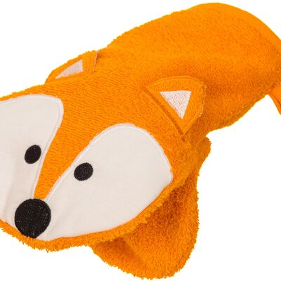 Wash mitt fox to play with