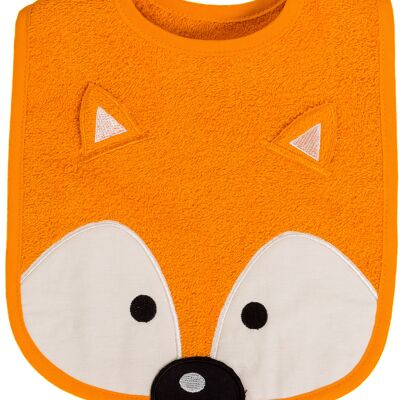 Bib fox orange, 24 x 24