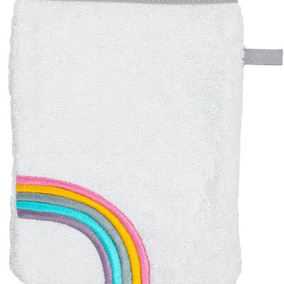 Waschhandschuh Kinder, Regenbogen