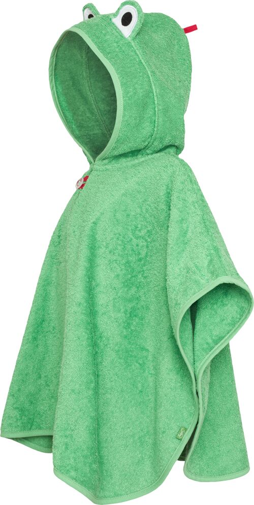 Badeponcho Baby Frosch, grün