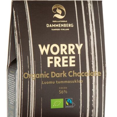 Worry-free Organic, fairtrade dark chocolate buttons 10x 90g 56%