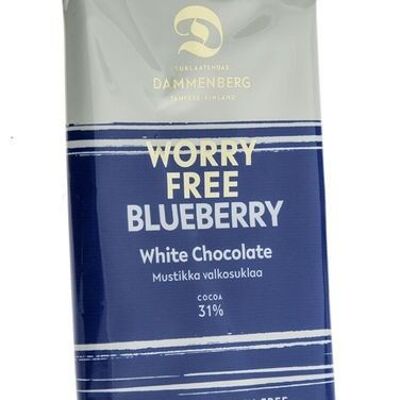 Blueberry white chocolate bar Cacao Trace 31% 10x70g