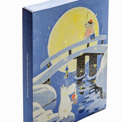 Moomin Advent chocolate calendar 46% and 56 % chocolates 10x260g