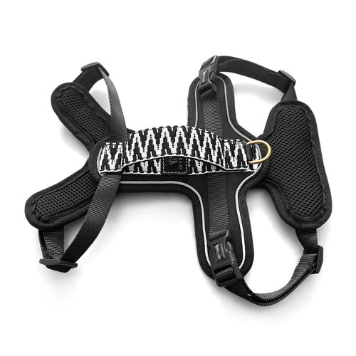 Premium Padded Dog Harness - Black
