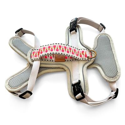 Premium Padded Dog Harness - Pink
