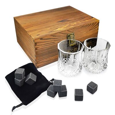 Set Bicchieri Whisky e Pietre Bar Originale