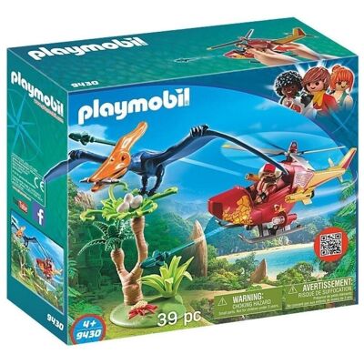 Playmobil The Explorers Helicóptero Dino