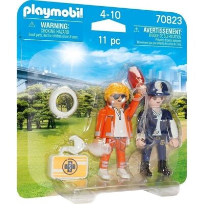 Playmobil Duo Pack Doctor y Policía