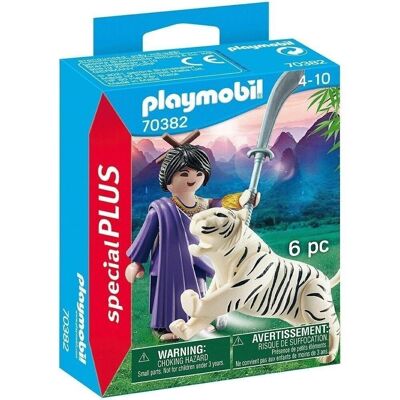 Playmobil especial Luchadora Asiática con Tigre