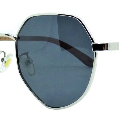 GAFA DE SOL MARC-SILVER BLACK 309