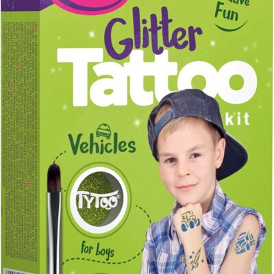 TyToo Veicoli Kit per tatuaggi glitterati