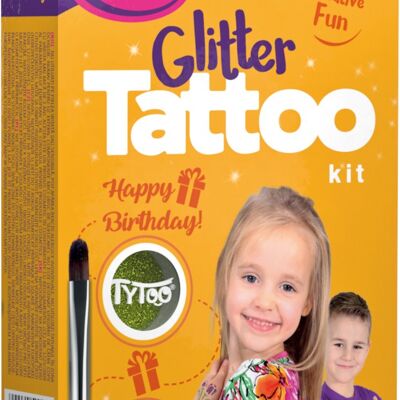 TyToo Happy Birthday Glitter-Tattoo-Set