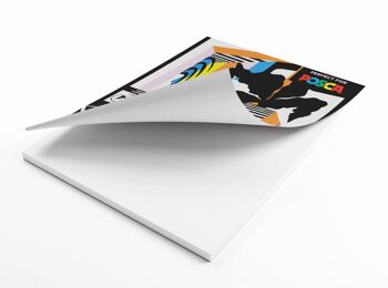 Artgecko Pro Marker Sketchpad A3 Portrait - 30 feuilles de papier cartouche blanc 250 g/m² 6