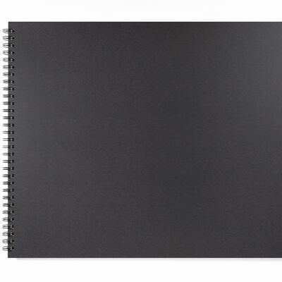 Artgecko Classy Sketchbook A2 Landscape - 80 Pages (40 Sheets) 150gsm White Cartridge Paper
