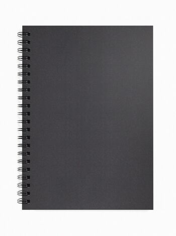 Artgecko Shady Sketchbook A4 Portrait - 70 pages (35 feuilles) 200 g/m² carte grise 4