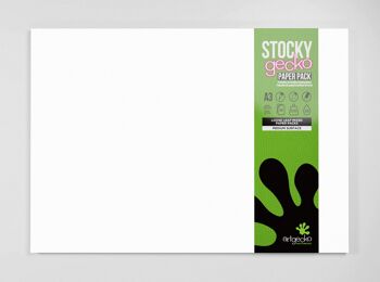 Artgecko Stocky Easel Pack A3 - 30 feuilles de papier mixte Artgecko - 1