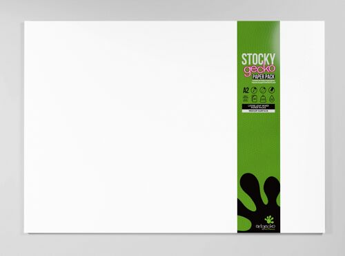 Artgecko Stocky Easel Pack A2 - 30 Sheets Of Mixed Artgecko Paper Stock
