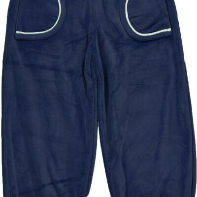 Pants. Velvet. Solid color Medieval Blue