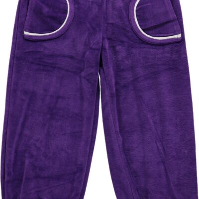 Pants. Velvet. Solid color Purple Heart
