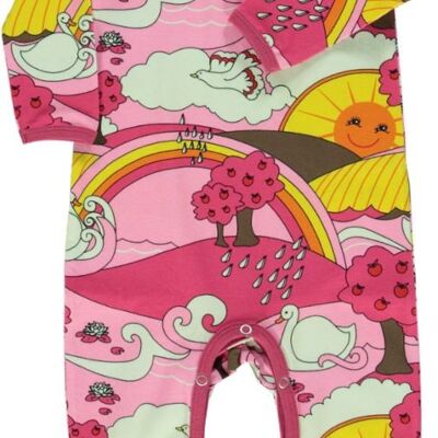 Body Suit, Landscape Sea pink