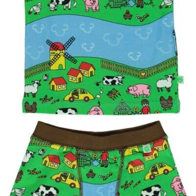 Underwear Boy. Farm Green