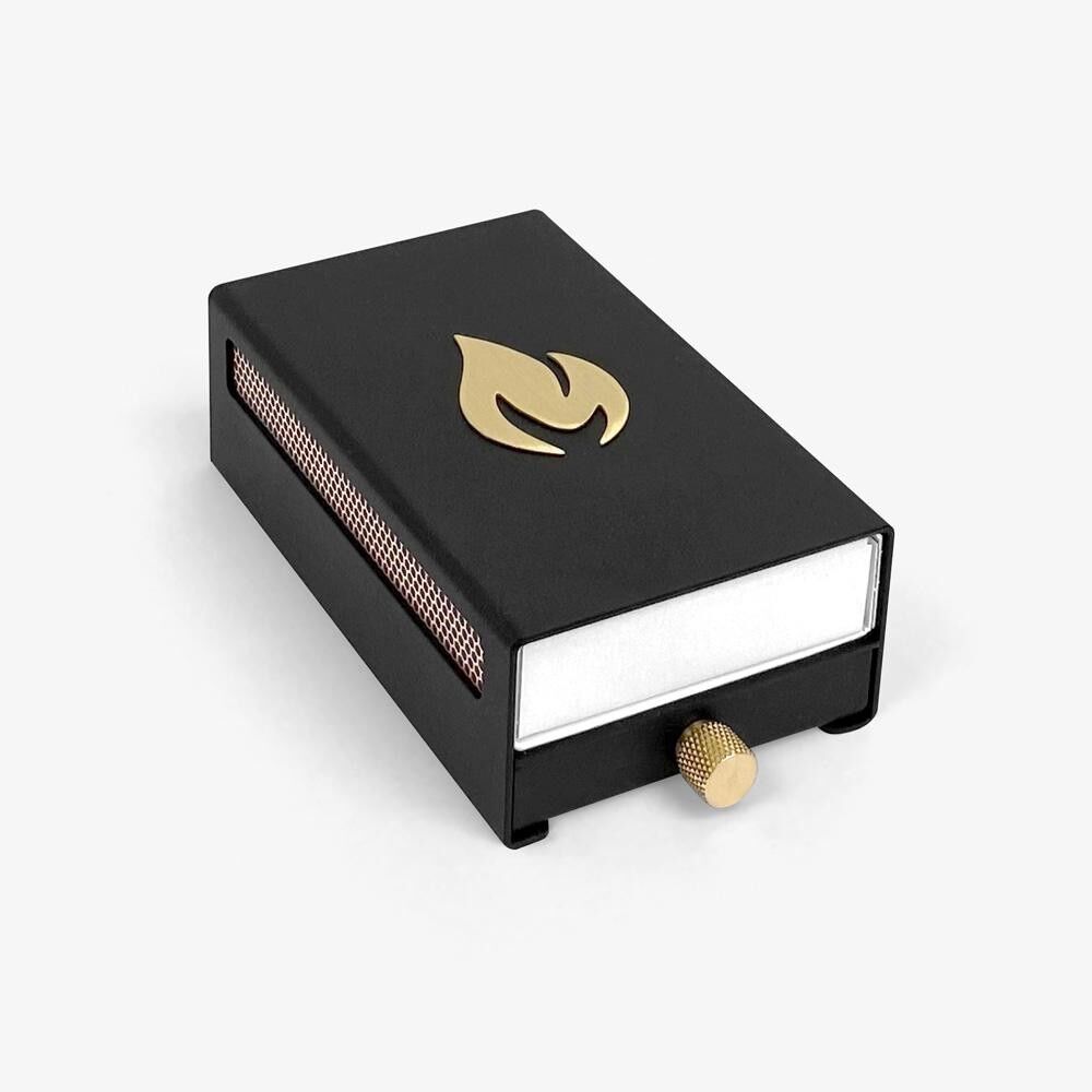 Streichholzschachtelabdeckung - Schwarz