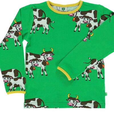 T-shirt LS. Cow Green