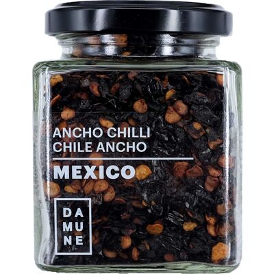 Chili Ancho Flakes - Mexique - 80g