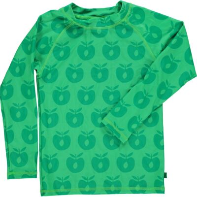Swim T-shirt, LS. Apple Green