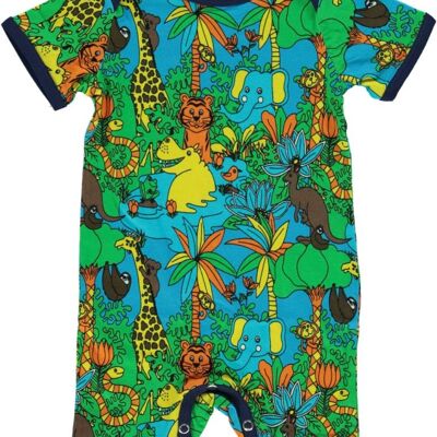 Body Suit SS/SL. Jungle Ocean Blue